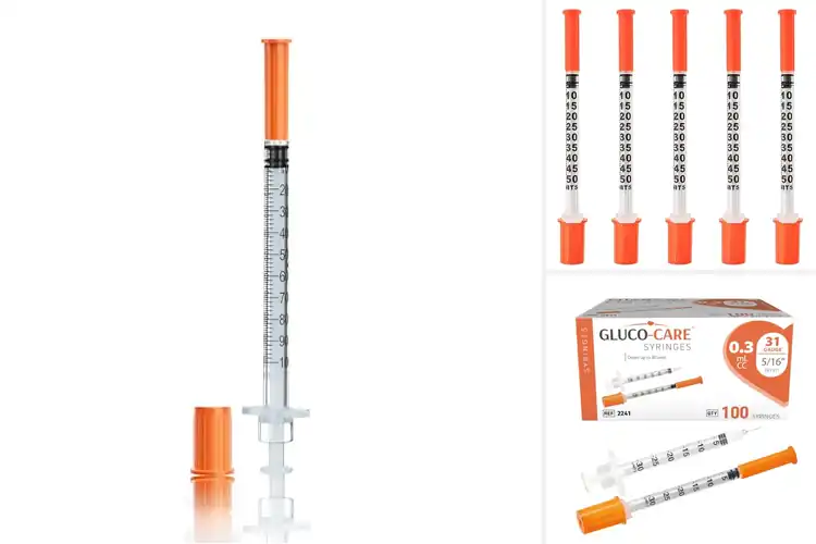 Detailed view of Best 100 Box Syringes