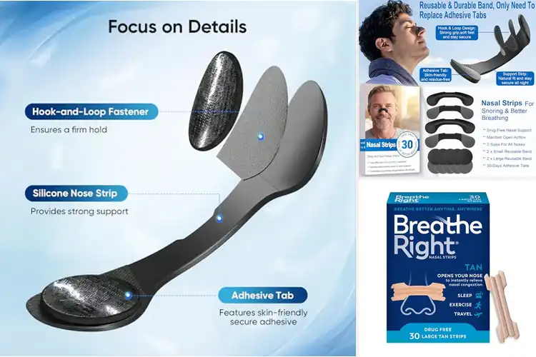 Detailed view of Best 30 Day Nasal Strips for Easier, Deeper Breathing