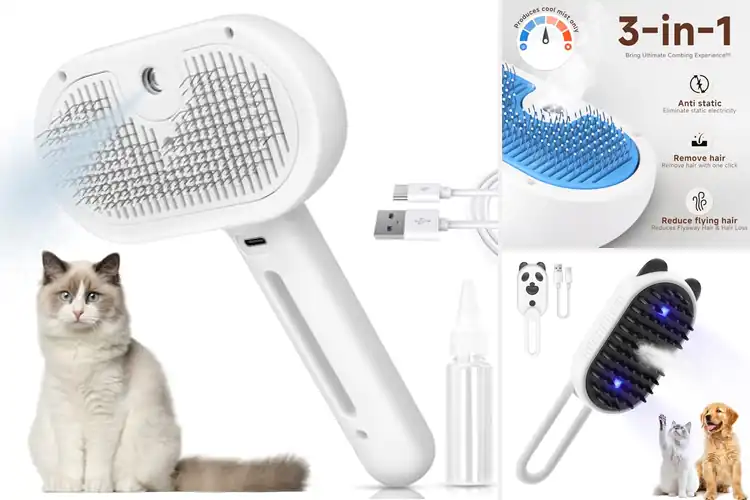 Detailed view of Best 3in1 Cat Brush: Top 10 Picks for Stress-Free Grooming