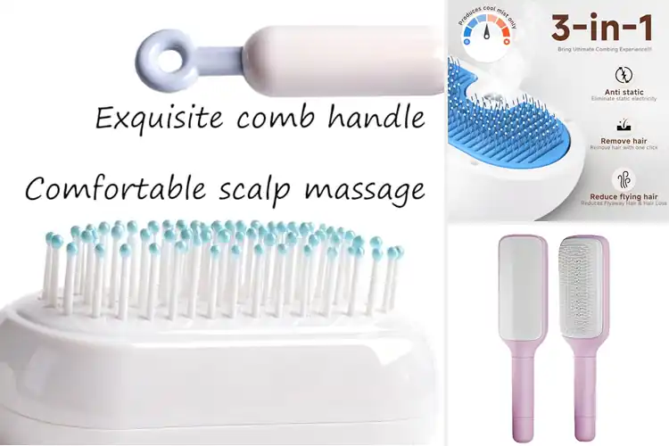 Detailed view of Best 3in1 Self Cleaning Brush