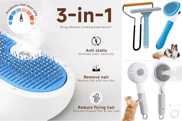 Detailed view of Best 3In1 Self cleaning Cat Brush