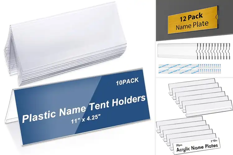 Detailed view of Best Acrylic Nameplate Holders
