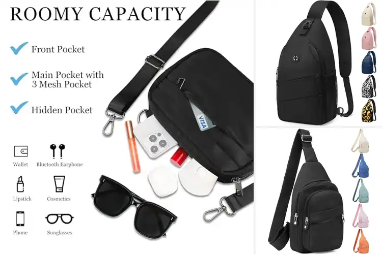 Detailed view of Best Adjustable Strap Crossbody Bag