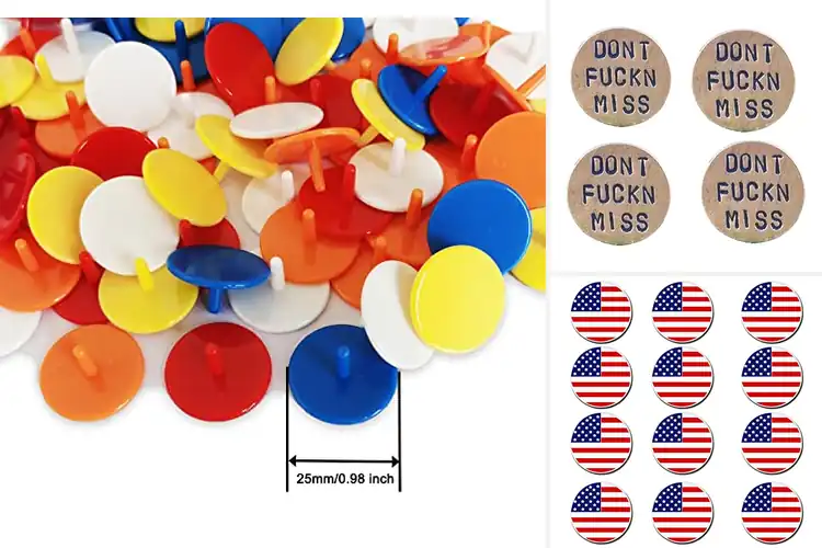 Detailed view of Best Ball Markers: Top Picks to Elevate Your Golf Game