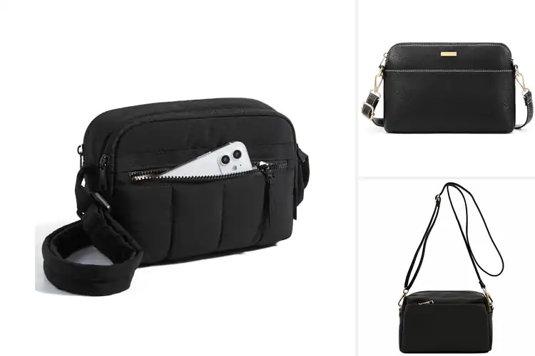 Detailed view of Best Black Crossbody Bags