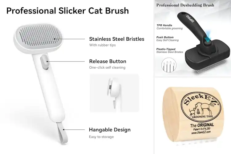 Detailed view of Best Cat Shedding Brushes for Easy Fur Control