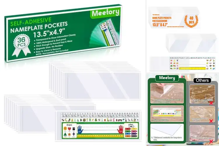 Detailed view of Best Classroom Nameplate Holders