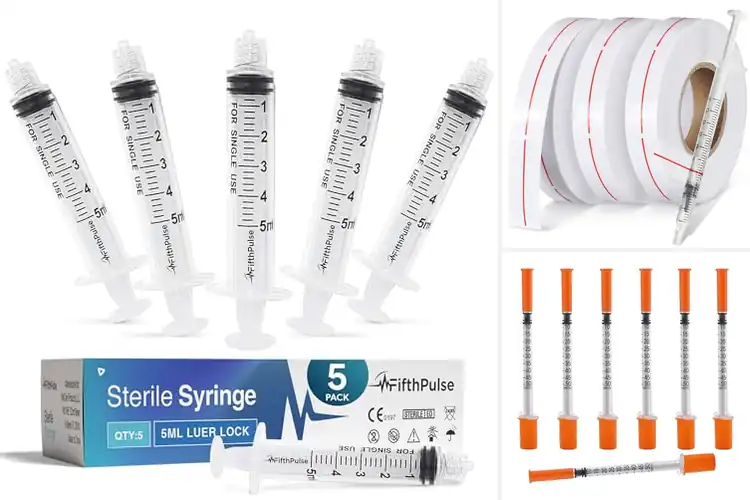 Detailed view of Best Clear Markings Syringes