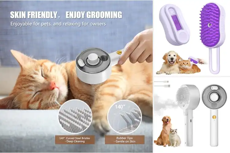 Detailed view of Best Cloud Care Cat Hair Brush