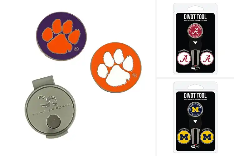 Detailed view of Best Collegiate Golf Ball Markers