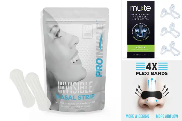 Detailed view of Best Comfortable Nasal-Strip Application