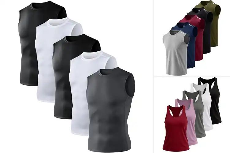 Detailed view of Best Cooling Athletic Tanks