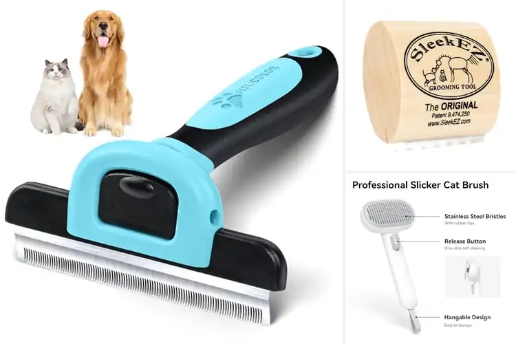 Detailed view of Best Deshedding Brush For Cats