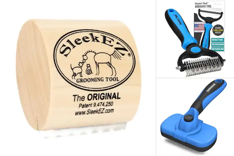 Detailed view of Best Deshedding Brushes for Long Haired Cats