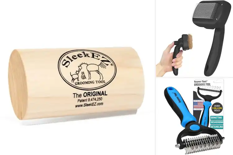 Detailed view of Best Deshedding Brushes