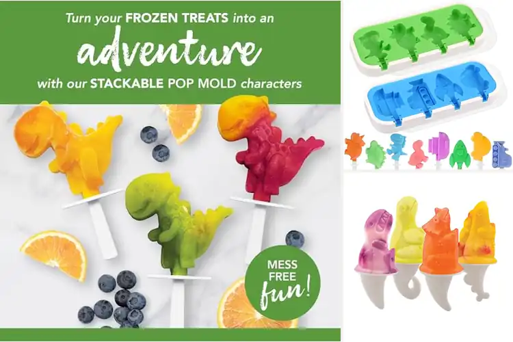 Detailed view of Best Dinosaur Popsicle Molds