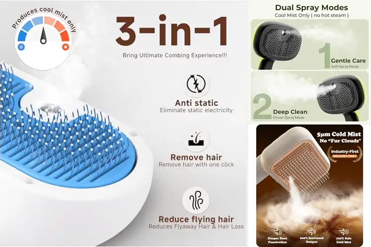 Detailed view of Best Dog Steam Brushes: Top 10 Picks for Effortless Grooming