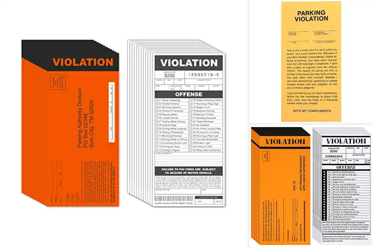 Detailed view of Best Fake Parking Tickets: Prank with Hilarious, Easy Fun