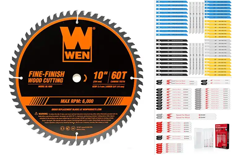 Detailed view of Best Fine Woodworking Blades