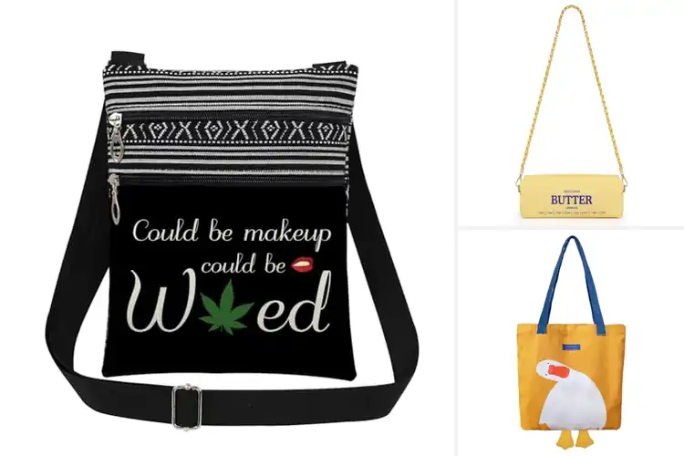 Detailed view of Best Funny Gift Crossbody Bags