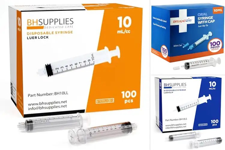 Detailed view of Best Hospital Grade 10mL Syringes