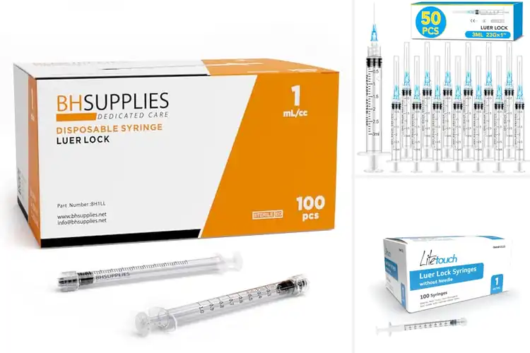 Detailed view of Best Individually Sealed Sterile Syringes
