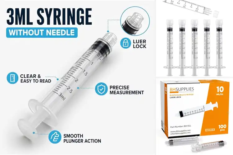 Detailed view of Best Latex Free Sterile Syringes
