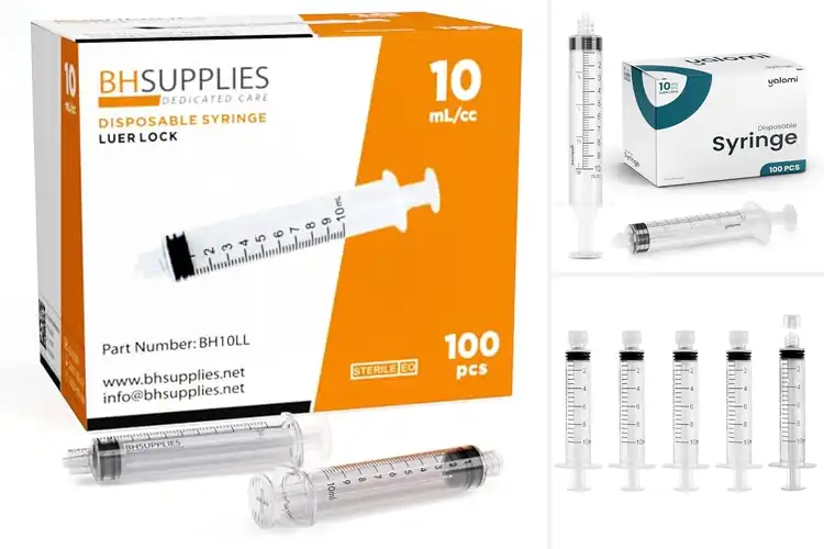 Detailed view of Best Luer Lock Syringes 10mL: Precision & Safety