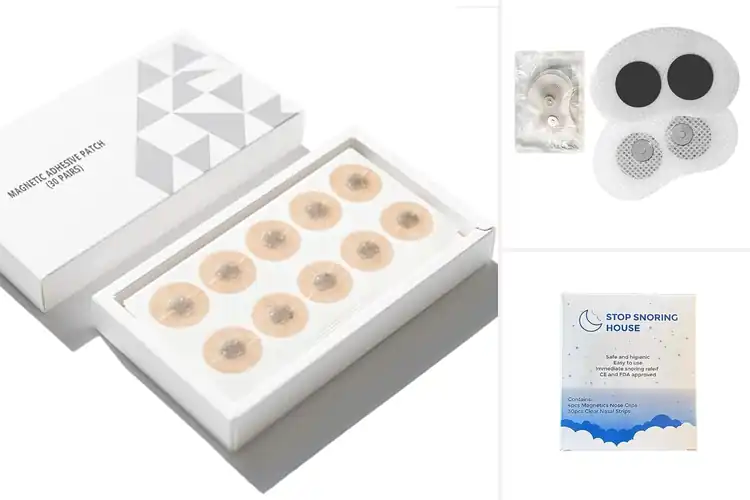 Detailed view of Best Magnetic Nasal Patch Technology