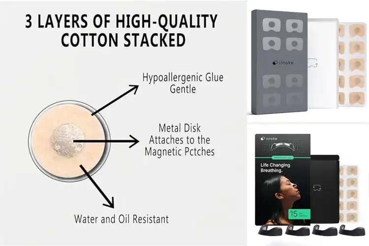 Detailed view of Best Magnetic Nasal Patches