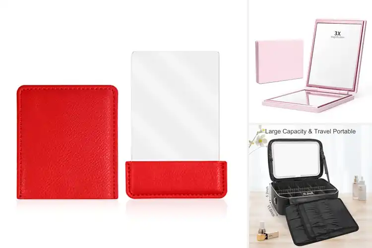 Detailed view of Best Mirror Protective Frames For Makeup Bags
