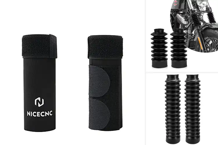 Detailed view of Best Motorcycle Fork Covers