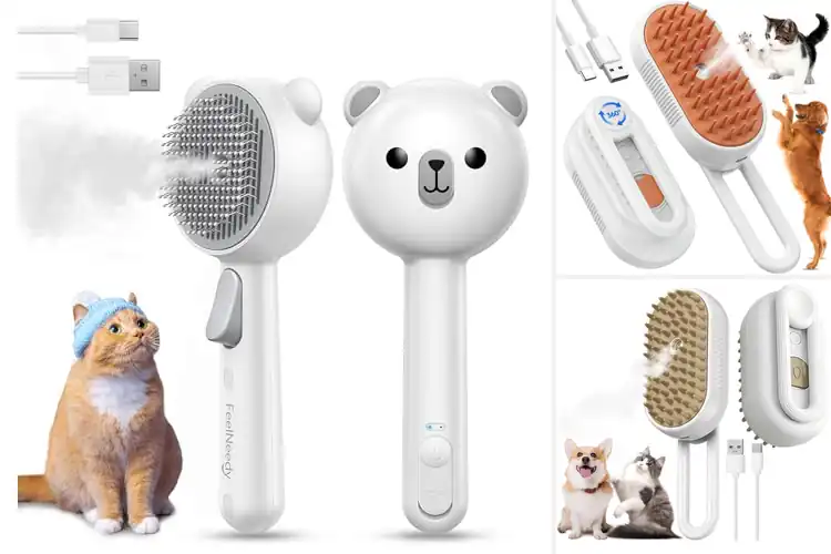 Detailed view of Best Rechargeable Cat Brush