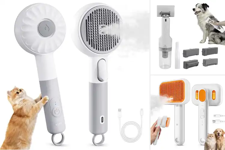Detailed view of Best Rechargeable Deshedding Brushes