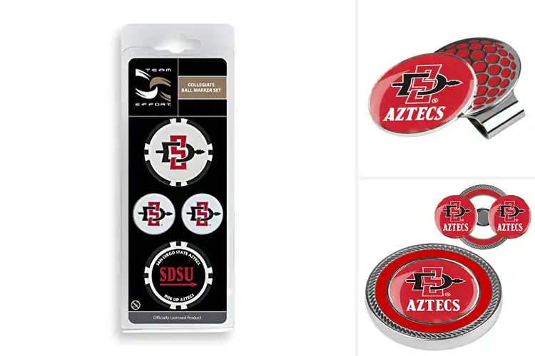 Detailed view of Best San Diego State Aztecs Ball Markers