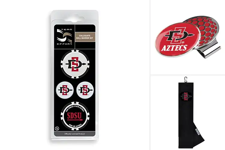 Detailed view of Best San Diego State Aztecs Golf Gear
