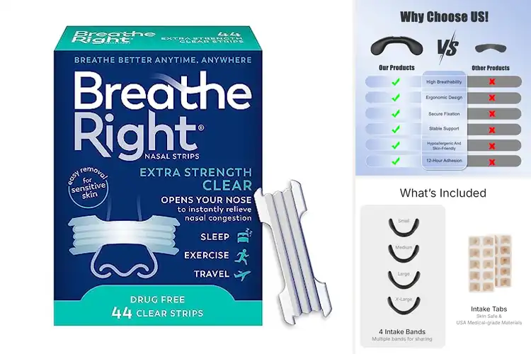 Detailed view of Best Snore Reduction Solutions For Nasal Strips