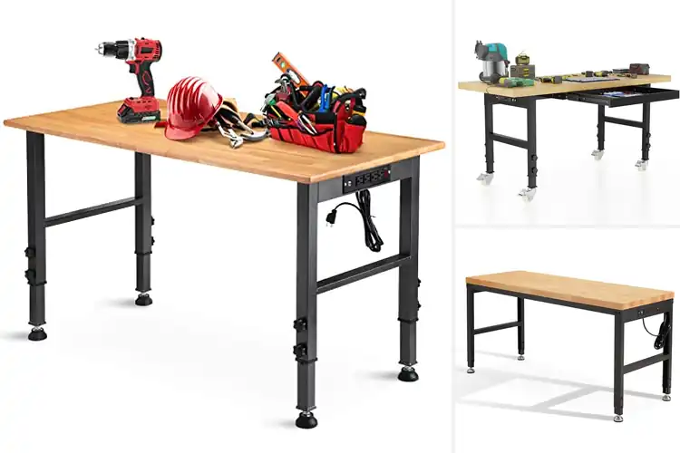 Detailed view of Best Solid Wood Workbenches