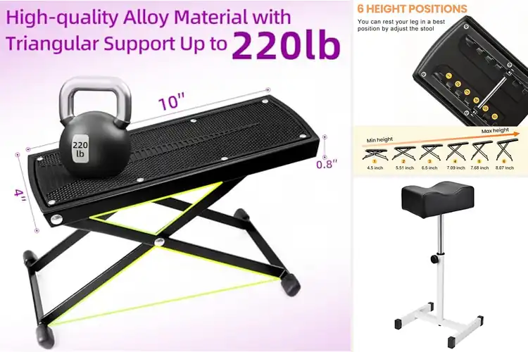 Detailed view of Best Spa Foot Stools for Relaxed, Easy Foot Care