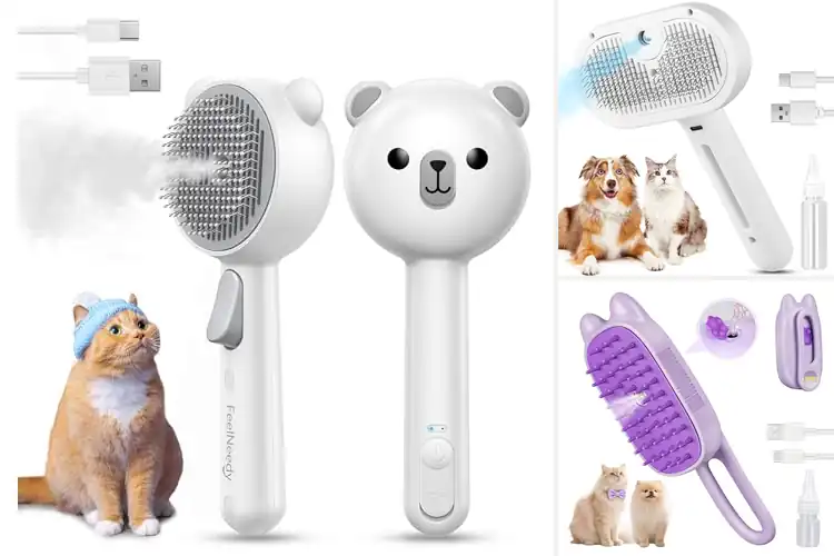 Detailed view of Best Steam Brush for Short Haired Cats