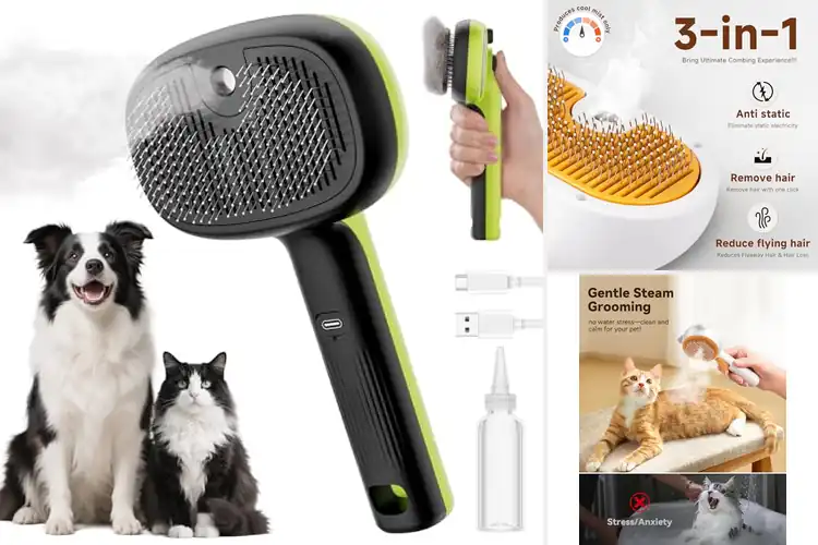Detailed view of Best Steam Brushes for Cats and Dogs