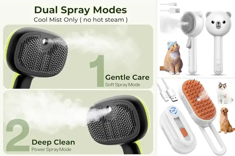 Detailed view of Best Steam Cat Brush: Top 10 Picks for Stress-Free Grooming
