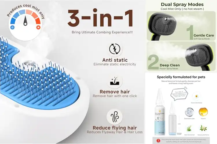Detailed view of Best Steam Deshedding Brush