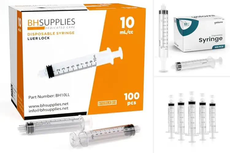 Detailed view of Best Sterile 10mL Luer Lock Syringes In Bulk