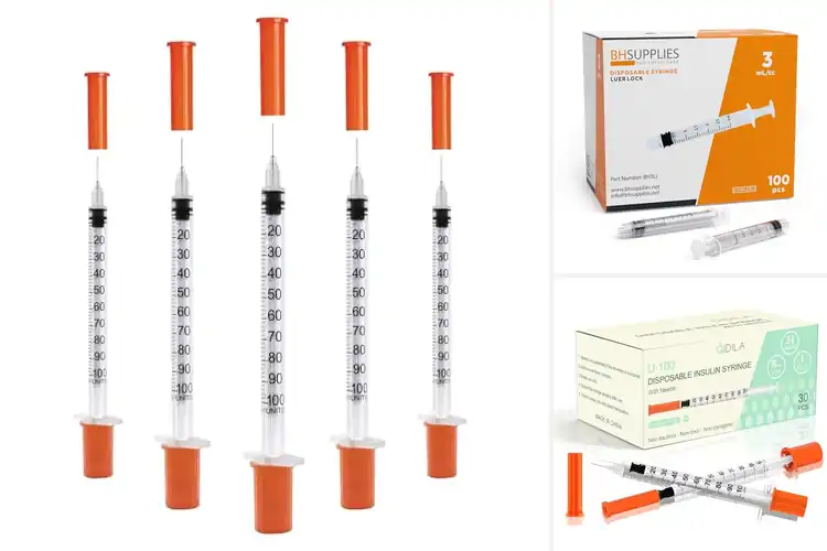 Detailed view of Best Sterile Individually Wrapped Syringes