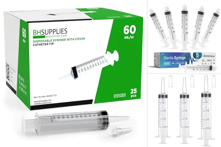 Detailed view of Best Sterile Non-Toxic Pyrogen Free Syringes