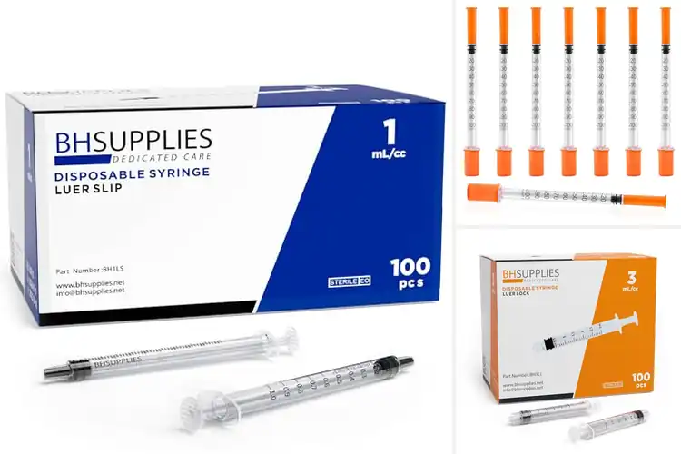 Detailed view of Best Sterile Syringe Packs for Clean, Precise Use