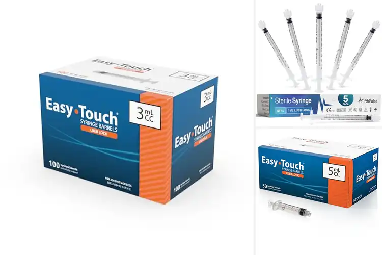Detailed view of Best Ultra Clear Syringes with Markings
