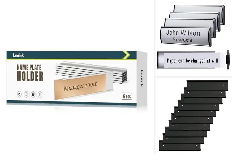 Detailed view of Best Wall Mount Nameplate Holders