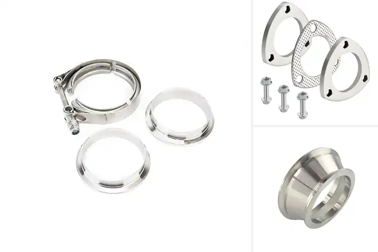 Detailed view of Best Welded CNC Flange Exhaust System